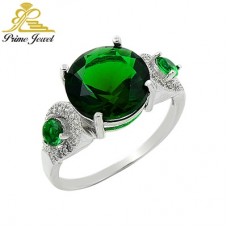 Gümüş Zirkon Taşlı Yüzük